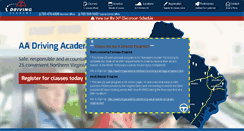 Desktop Screenshot of aadrivingacademy.net