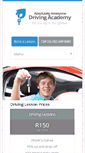 Mobile Screenshot of aadrivingacademy.co.za
